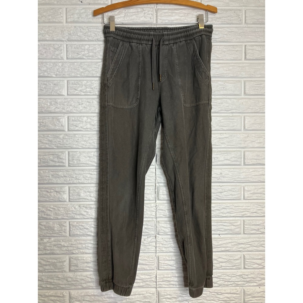 Athleta Farallon Jogger Womens 0 Gray Excellent‎ Organic Cotton Stretch Hiking